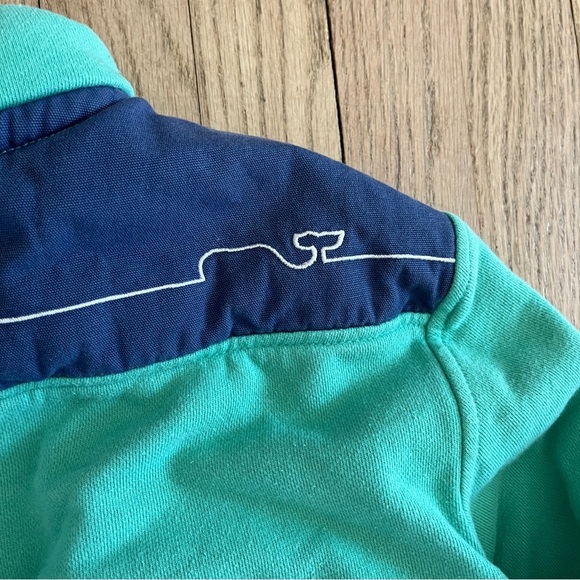 Vineyard Vines Quarter Zip Pull Over Sweatshirt Size Large 16-18 - Picture 9 of 11